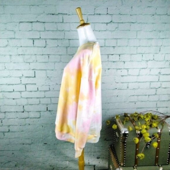 Wildfox Cotton Candy Wash Tie Dye Sweatshirt Small - Picture 2 of 8